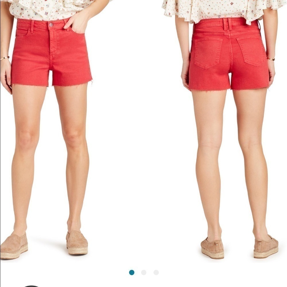 Sam Eldmen raw hem denim shorts